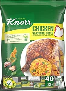 Knorr Nigerian seasoning and Chicken Cubes Seasoning.Knorr Nigerian Chicken Cubes Pack of 12.