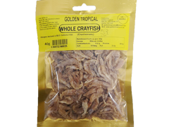 Whole Crayfish Premium Whole Smoked Crayfish, Perfect for Traditional Soups, Egusi, Afang, Vegetable, Clean, Stone-Free Golden Tropical