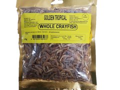 Whole Crayfish Premium Whole Smoked Crayfish, Perfect for Traditional Soups, Egusi, Afang, Vegetable, Clean, Stone-Free Golden Tropical