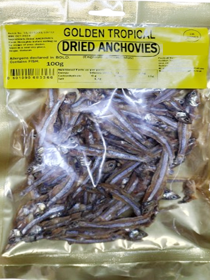 Dried African Anchovies Fish Anchovy, dagaa, mukene omena from congo, ndakala-Golden Tropical