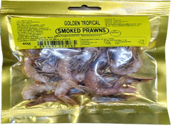 Whole Smoked Prawns - Premium Ceylon Tasty DriedRed Jumbo Prawns, Golden Tropical