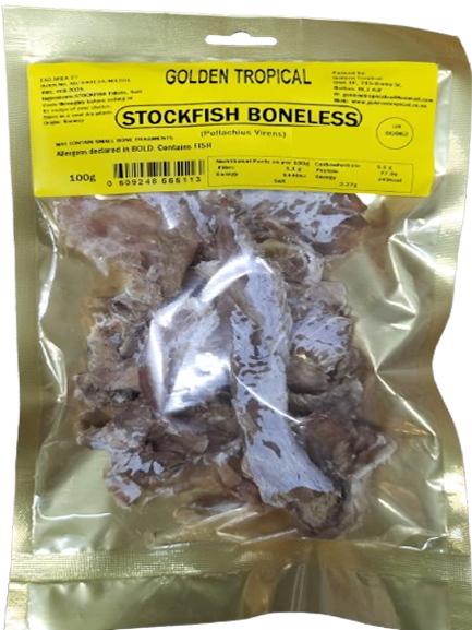 Stock-Fish Boneless, Golden Tropical