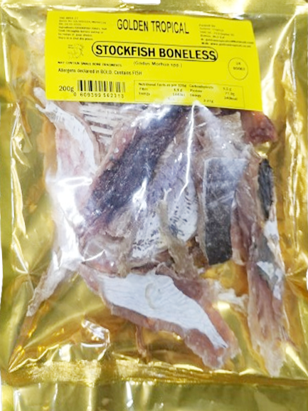 Stock-Fish Boneless, Golden Tropical