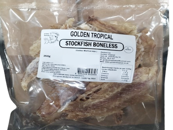 Stock-Fish Boneless, Golden Tropical